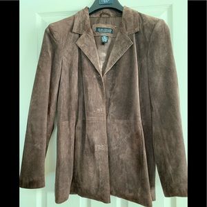 Women’s suede blazer